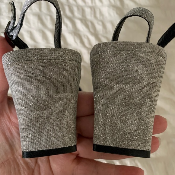 Browns couture silver women’s sling backs size 8.5 - Picture 10 of 14